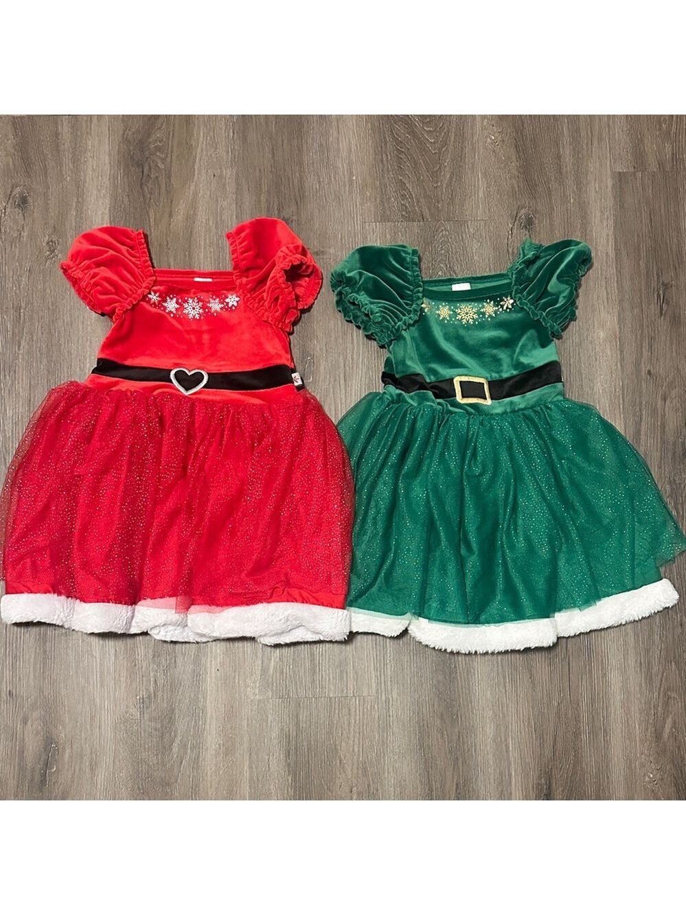 Christmas Red and Green Kids Costume Set size 5